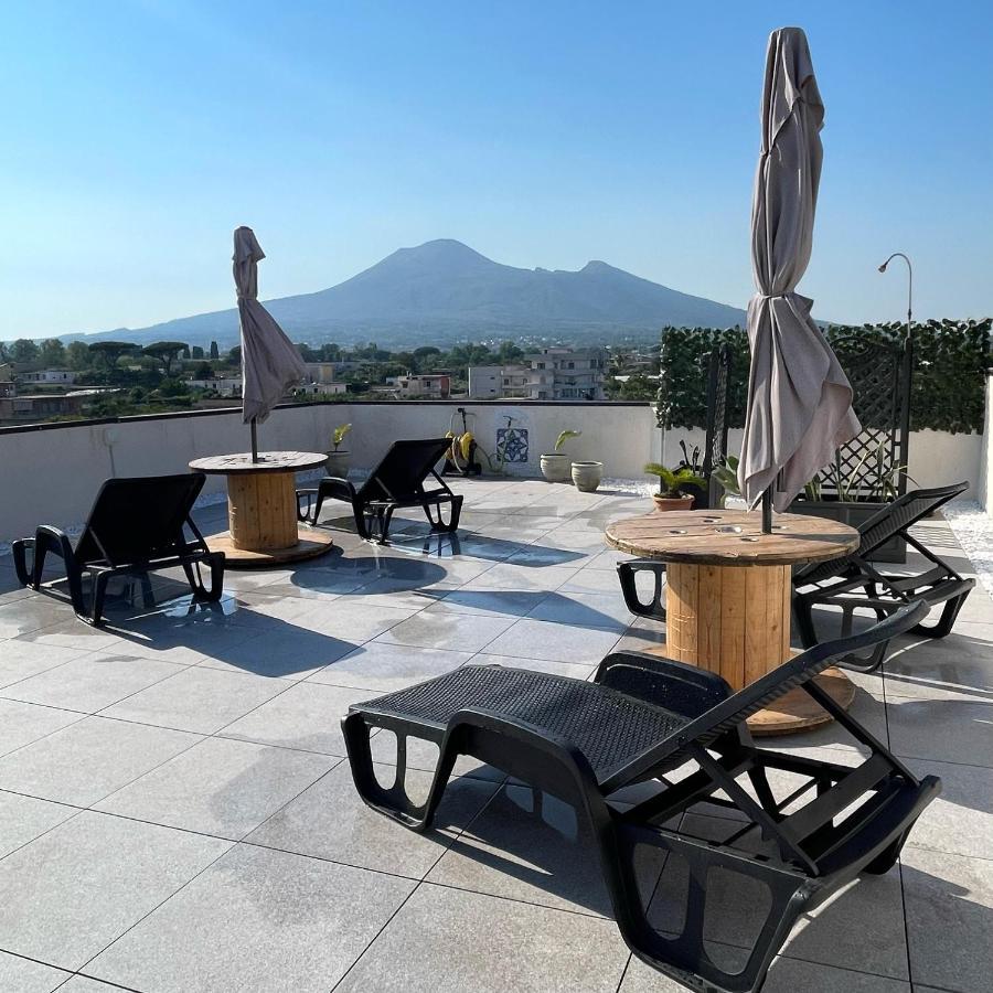 B&B Pompei Window Exterior foto