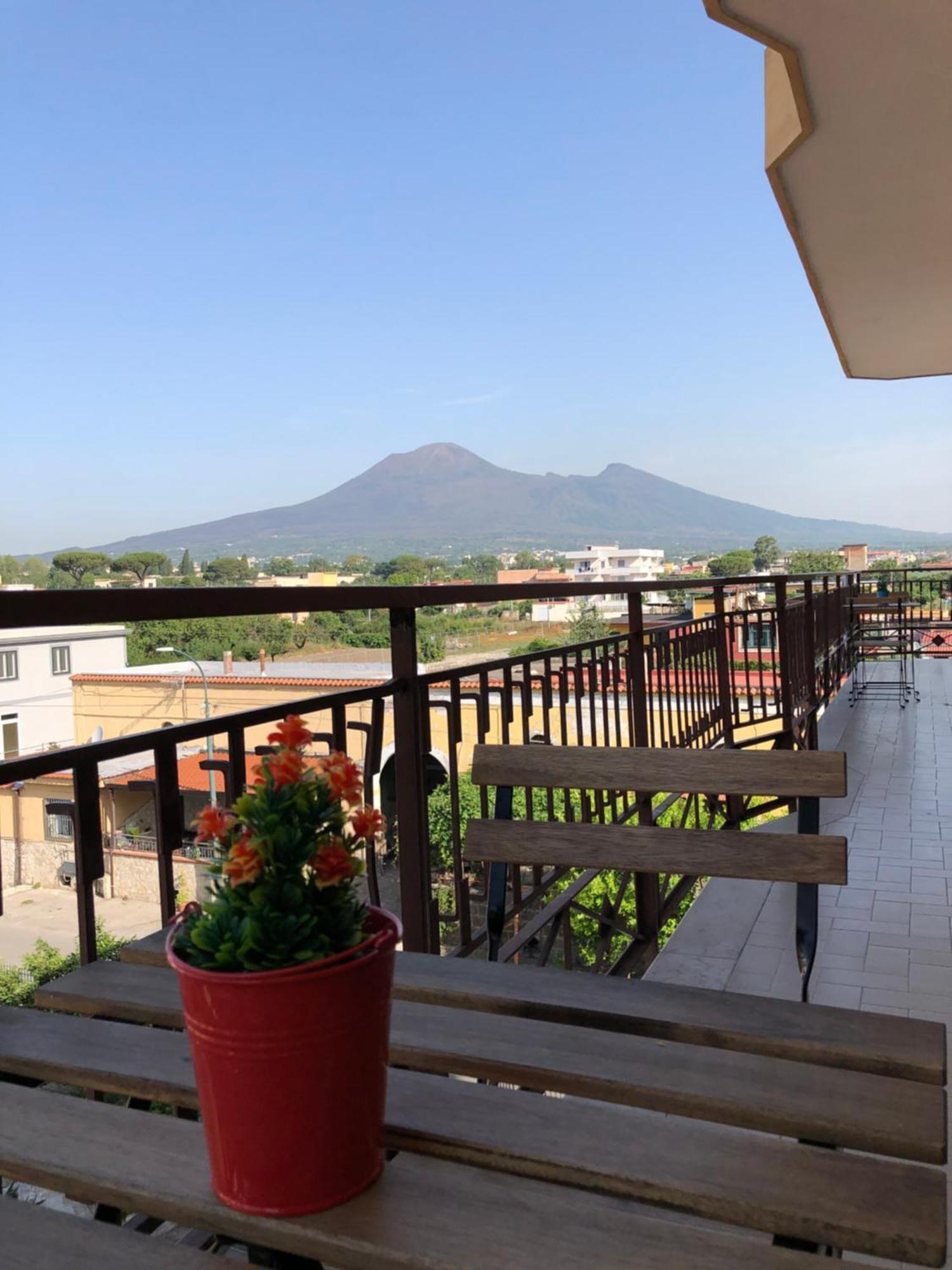B&B Pompei Window Exterior foto