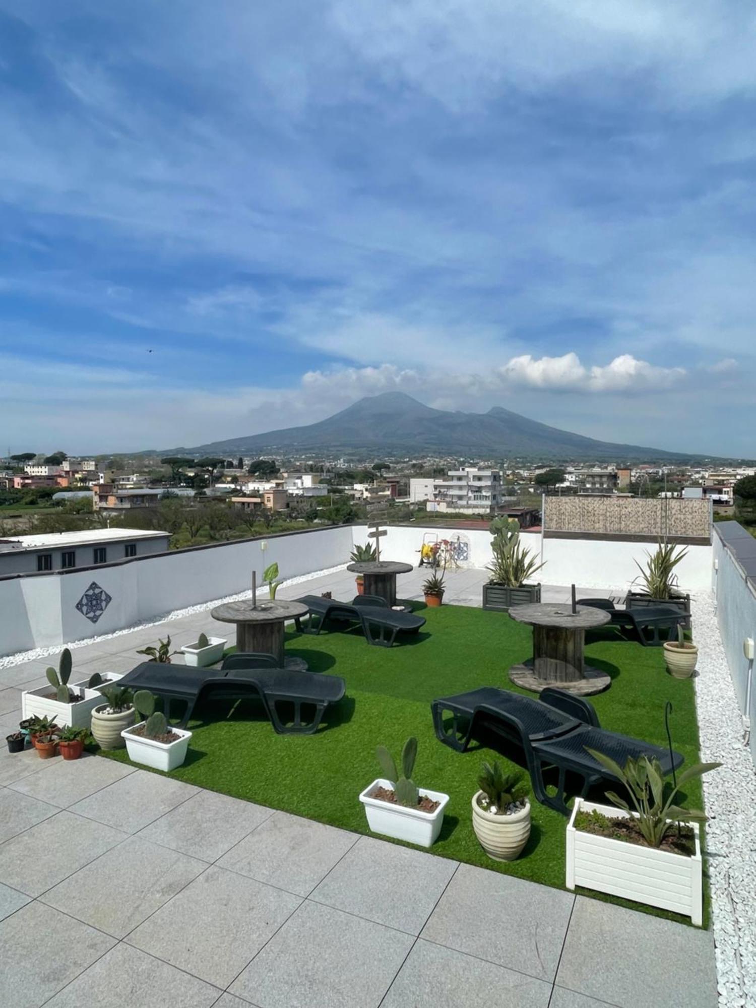 B&B Pompei Window Exterior foto